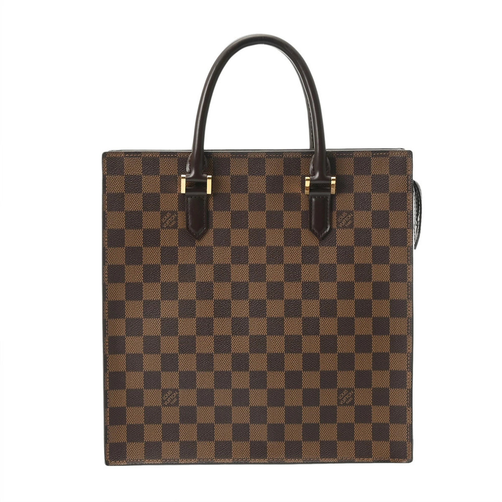 LOUIS VUITTON Damier Venice Tote Bag Brown Canvas Handbag